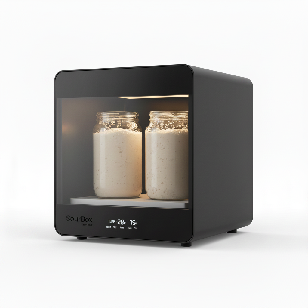 SourBox Essential bulk fermentation chamber with Weck-style jars